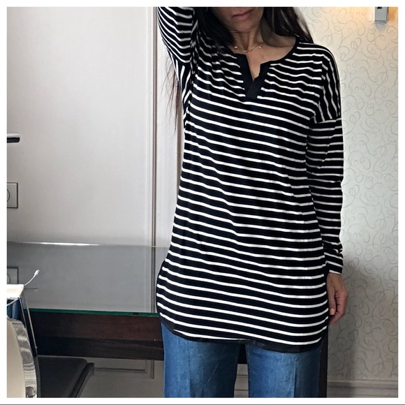 ✨LAST ONE ✨PARIS✨ long sleeves striped tunic - Picture 5 of 7